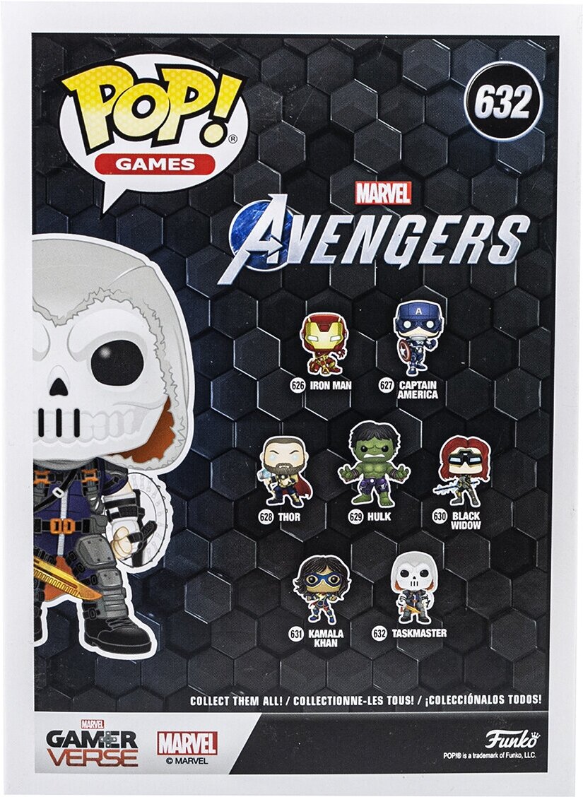 Funko 47815F Фигурка Funko POP! Bobble: Marvel: Avengers Game: Taskmaster - фото №5