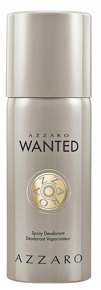 Azzaro Дезодорант спрей Wanted, 150 мл