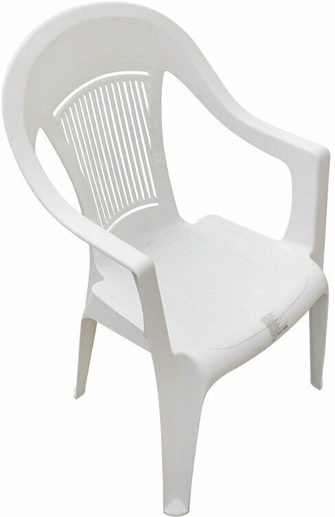Садовый стул 41х55х91 см, 4шт. цвет белый - фотография № 4