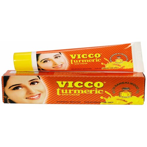 Vicco Аюрведический крем Turmeric Skin Cream с куркумой, 15 мл