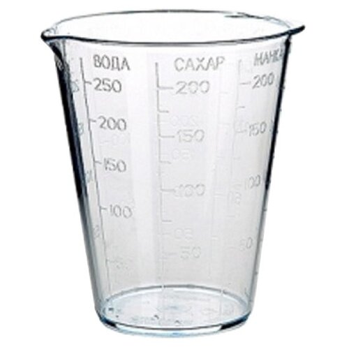 BEROSSI Мерный стакан ИК 101, 250 мл, прозрачный