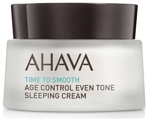 Крем AHAVA Time to Smooth Age Control Even Tone Sleeping Cream антивозрастной ночной для лица, шеи и декольте, 50 мл