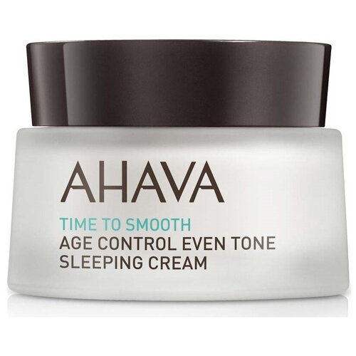Купить Крем AHAVA Time to Smooth Age Control Even Tone Sleeping Cream антивозрастной ночной для лица, шеи и декольте, 50 мл