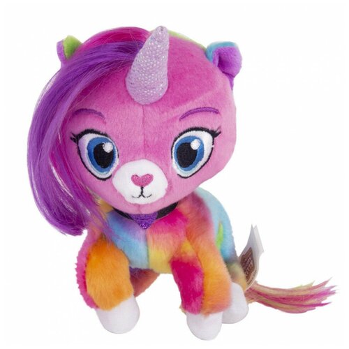 Игрушка мягкая РБ Единорожная Кошка Плюшевая вечеринка Единорожек. 40126. Серия Замурчательная плюшевая вечеринка