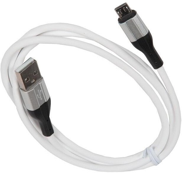 Cable / Кабель USB HOCO X72 Creator silicone для Micro-USB, 2.4А, длина 1.0м, белый