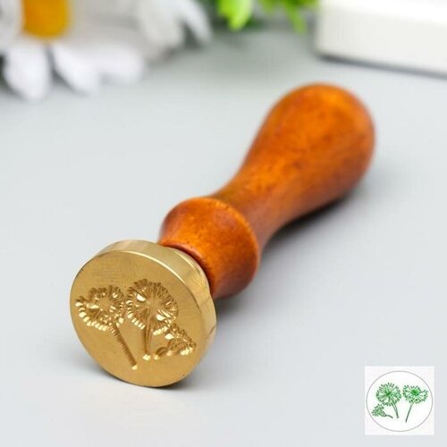 SUI Печать для сургуча с деревянной ручкой 