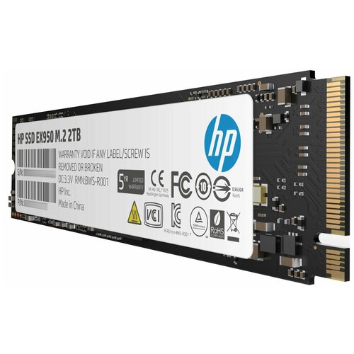 Накопитель SSD HP 5MS24AA EX950 PCI-E 30 x42 TB Скорость чтения 3400МБайтс Скорость записи 2800МБайтс 1932200₽