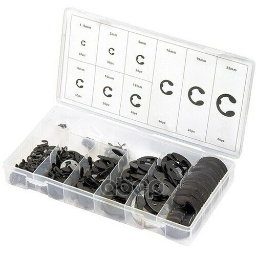 Набор Стопорных Колец, D 1, 5 - 22 Мм, 300 Предметов Сибртех 47601 Сибртех арт. 47601