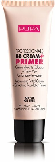 BB-крем для жирной и комбинированной кожи Pupa Professionals BВ Cream+Primer Oil Free SPF 20 50 мл .