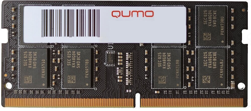 Модуль оперативной памяти Qumo SO-DIMM DDR4 32ГБ PC4-25600 3200MHz 1.2V, CL22, QUM4S-32G3200N22