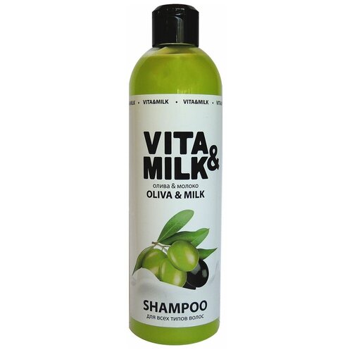Купить Vita & Milk шампунь Олива & Молоко для всех типов волос, 500 мл