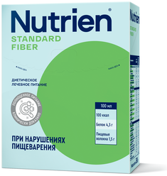 Nutrien Стандарт с пищевыми волокнами, сухая смесь, 350 г, нейтральный, 1 шт.