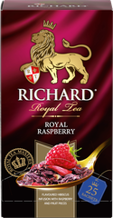 Чайный напиток Richard Royal Raspberry в пакетиках, 25 пак.