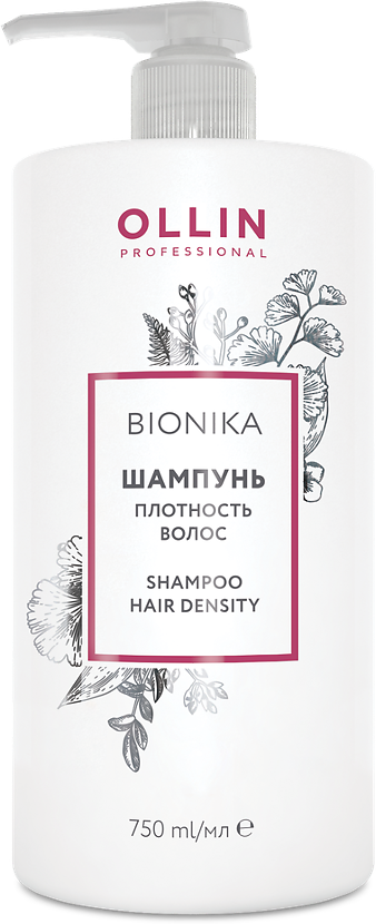 Ollin Prof BioNika Шампунь для тонких волос Плотность волос 750 мл 1 шт