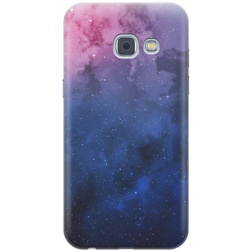 фото Cиликоновый чехол на samsung galaxy a3 (2017) / самсунг а3 2017 с принтом "звездное зарево" gosso