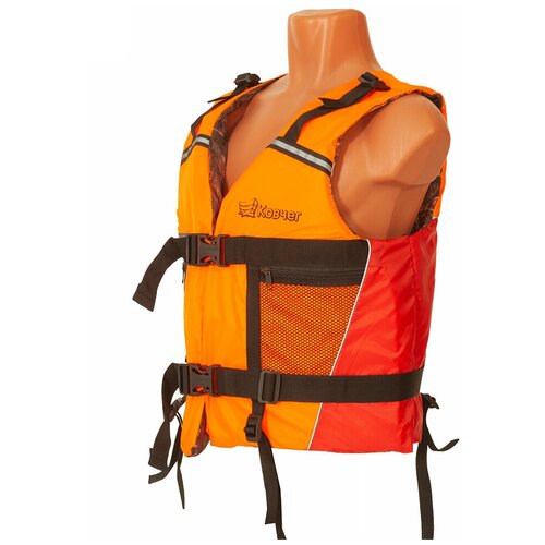 Спасательный жилет Ковчег Модель №1 (Тритон), размер XS-S, 45 кг, оранжево-красный/камуфляж