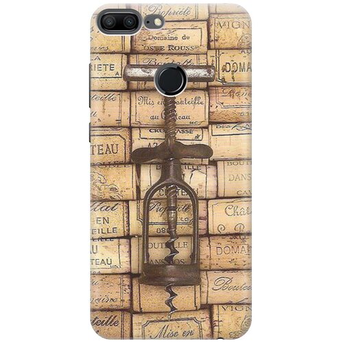 фото Re:paчехол - накладка artcolor для honor 9 lite с принтом "штопор и вино"