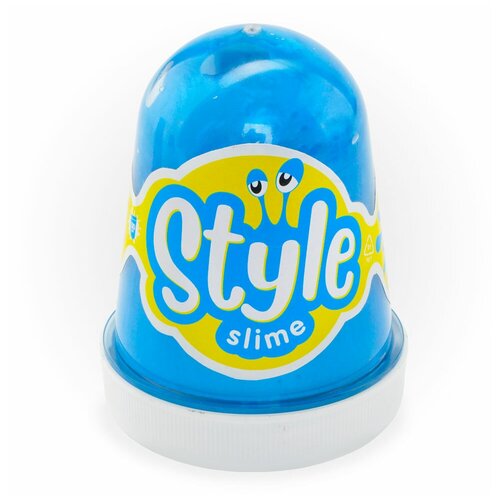 Слайм LORI Style Slime "Голубой с ароматом тутти-фрутти", 130мл. Сл-016
