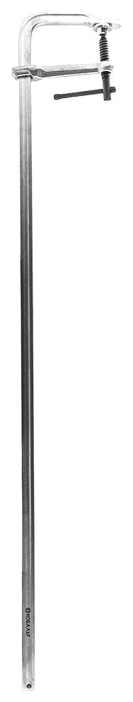 Струбцина F-образная кобальт 120 х 1000 мм, кованая (244-704)