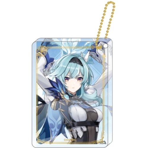 брелок акриловый genshin impact геншин импакт characters acrylic block strap ganyu 6974696611410 Брелок miHoYo, голубой