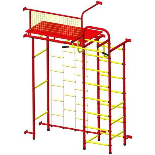 Спортивный комплекс Пионер 10Л красный/желтый