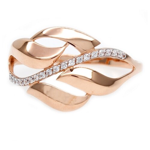 фото The jeweller кольцо из золота с фианитами 70119700, размер 19.5