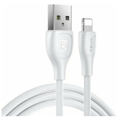 Кабель для зарядки iP Lightning Remax RC-160i 1м 2,1A белый кабель remax lesu pro series rc 160i lightning usb белый 1м