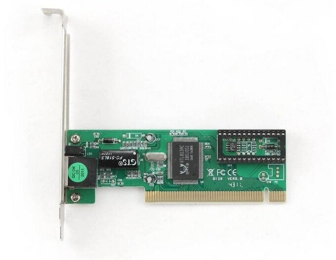 Сетевой адаптер Ethernet Gembird NIC-R1 100/10 PCI чипсет RTL8139C