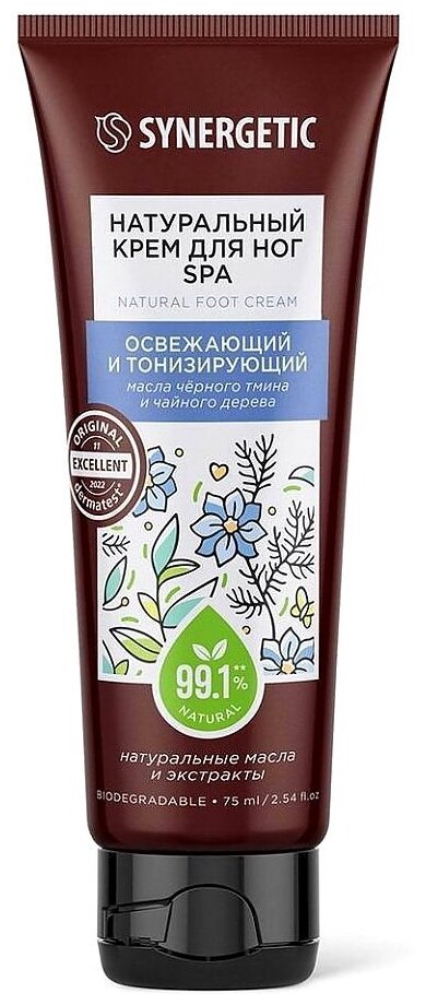 Synergetic SPA освежающий и тонизирующий, 75 мл, 75 г, 1 уп.