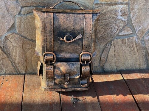 Изображение товара Кованый почтовый ящик для дома и дачи, почтовый ящик ручной работы, Рюкзак