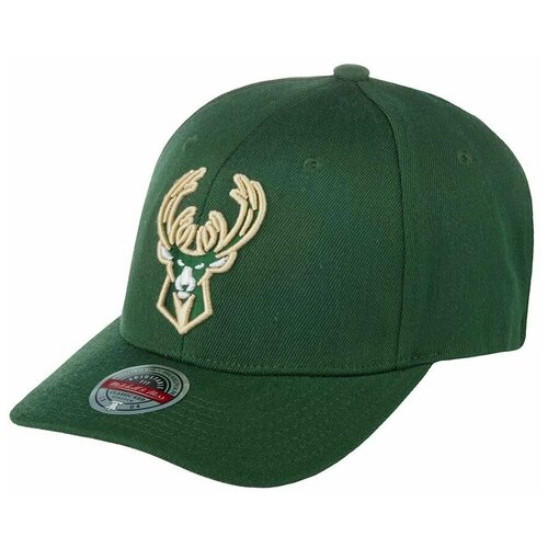 фото Бейсболка mitchell ness hhss3257-mbuyypppgren milwaukee bucks nba, размер one mitchell & ness