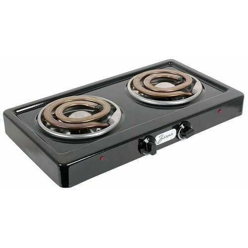 Плита электрическая настольная двухкомфорочная Злата 214Т - цвет черный 2000 Вт 450700₽