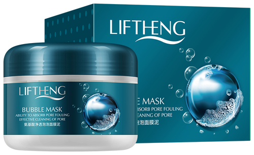 LIFTHENG Bubble Mask очищающая пузырьковая маска с аминокислотами шелка, 100 мл