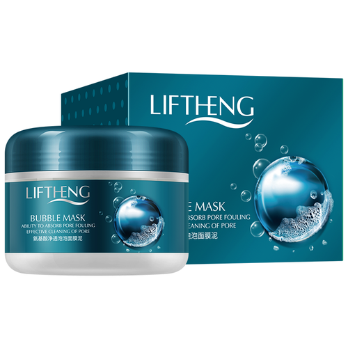 LIFTHENG Bubble Mask очищающая пузырьковая маска с аминокислотами шелка, 100 г, 100 мл