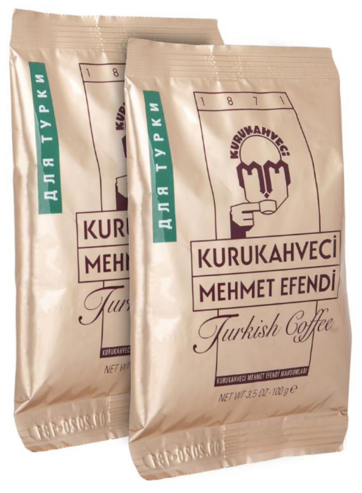 Кофе молотый Kurukahveci Mehmet Efendi, 100 г, мягкая упаковка, 2 уп.