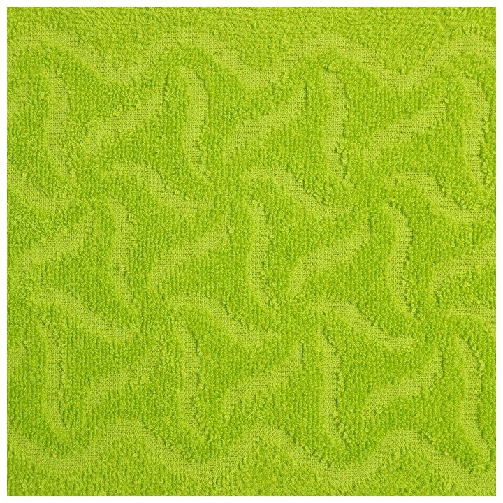 Полотенце махровое Радуга,30х70 см, цвет зелёный - фотография № 4
