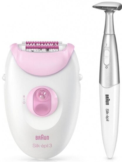 Эпилятор Braun 3-321 Silk-epil 3 + триммер