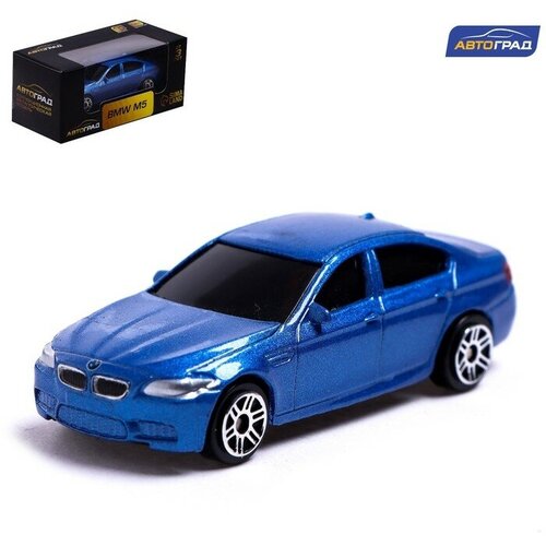 Машина металлическая BMW M5, 1:64, цвет синий