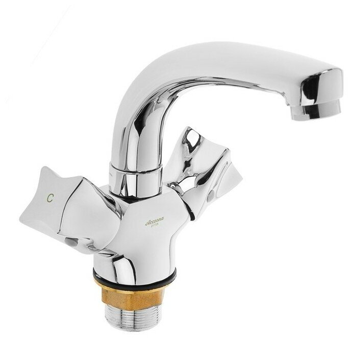 фото Смеситель для ванны Accoona H873 A89473, вентильный