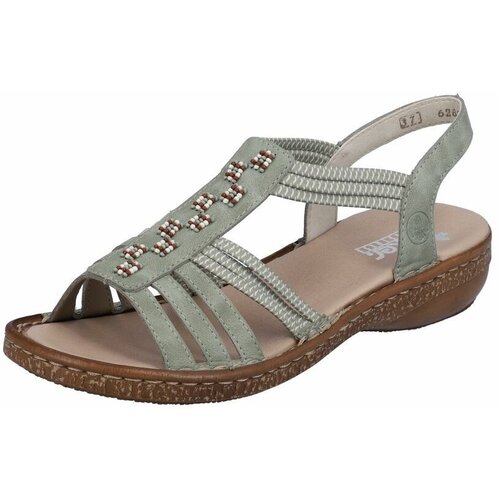 фото Сандалии rieker, размер 38, зеленый