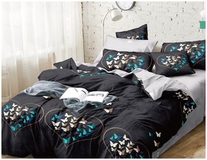 Фото Комплект постельного белья Sleeping Place 2-х спальный с простыней Евро 303П-175-50-евро, Поплин, наволочки 50х70