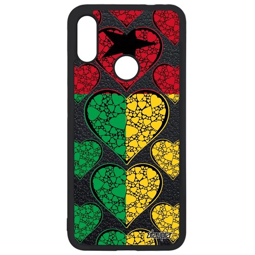 фото Чехол для телефона redmi note 7, "флаг гвинеи бисау с сердцем" государственный туризм utaupia