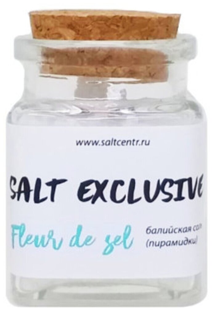 Соль SALT EXCLUSIVE балийская Fleur de Sel (Пирамидки), 30 гр.