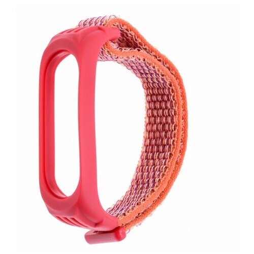 Ремешок для Xiaomi Mi Band 3 / Mi Band 4 / Mi Band 5 и др. (текстиль) красный silicone case for xiaomi mi band 3 2 mi band 3 nfc strap replacement pendant decoration mi band 2 accessories protective cover