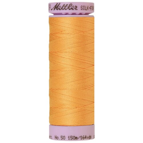 Нить для машинного квилтинга SILK-FINISH COTTON 50, 150 м 100% хлопок 1171 Warm Apricot ( 9105-1171 )