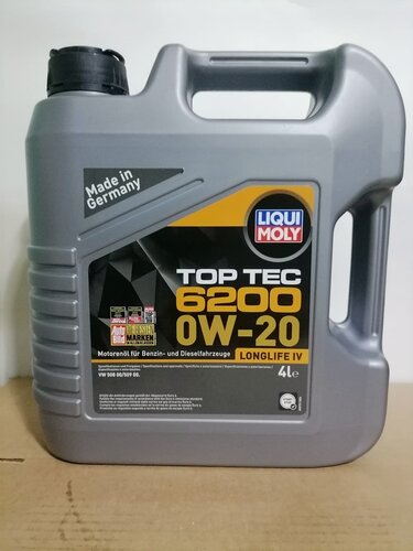 Изображение товара Масло моторное синтетическое Top Tec 6200 0W-20, 4л, арт. 20788