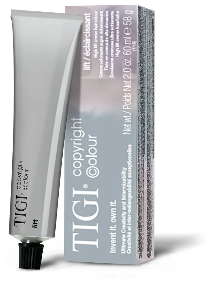 TIGI Copyright Colour Lift,100/82 - стойкая крем - краска для волос, Платиновый пепельно-фиолетовый, 60 мл