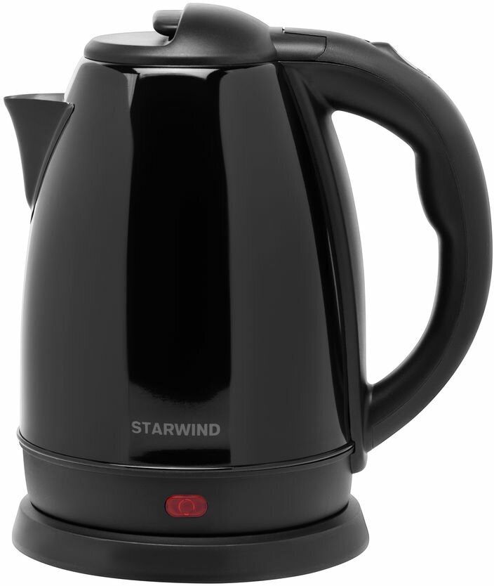 Чайник электрический STARWIND SKS2050, 1800Вт, черный - фотография № 1