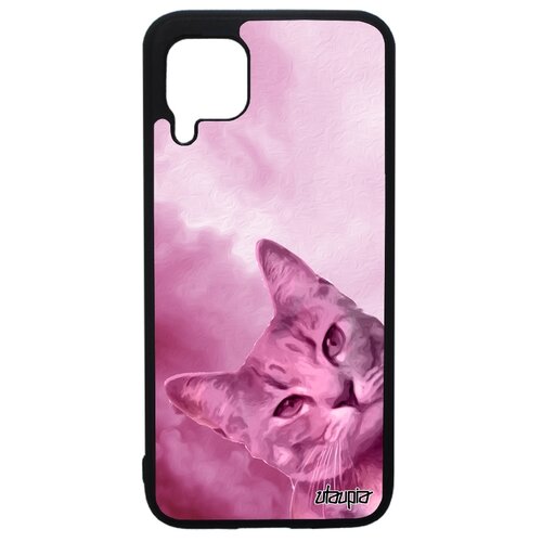 фото Чехол для huawei p40 lite, "котик" глупый полосатый utaupia