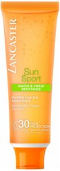 Lancaster гель Sun Sport Invisible Face Gel Matte Finish, SPF 30, 50 мл